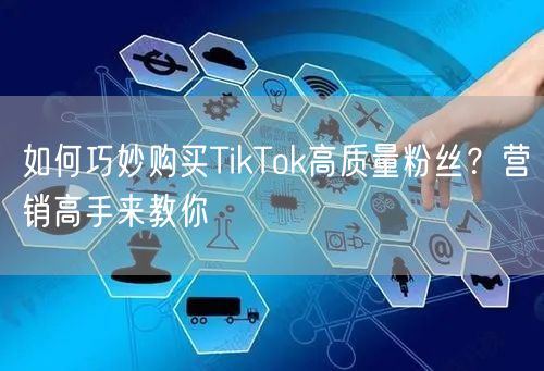 如何巧妙购买TikTok高质量粉丝？营销高手来教你