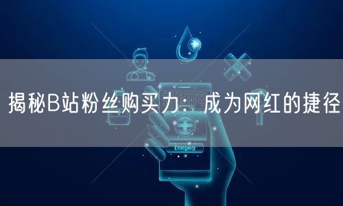 揭秘B站粉丝购买力：成为网红的捷径