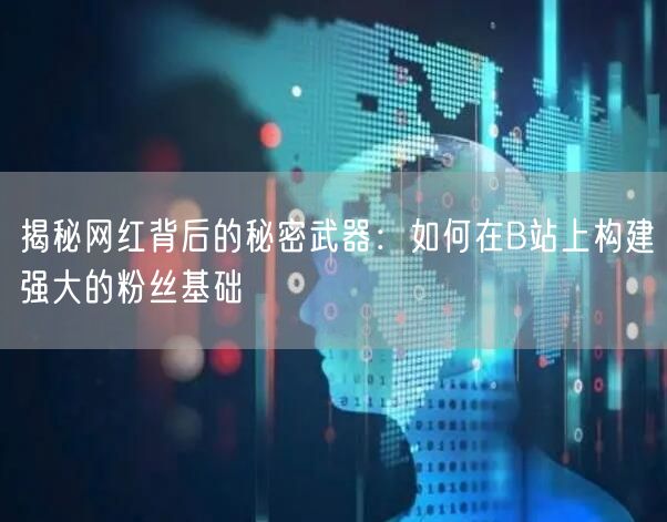 揭秘网红背后的秘密武器：如何在B站上构建强大的粉丝基础