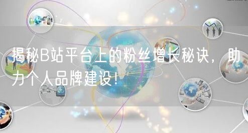 揭秘B站平台上的粉丝增长秘诀，助力个人品牌建设！