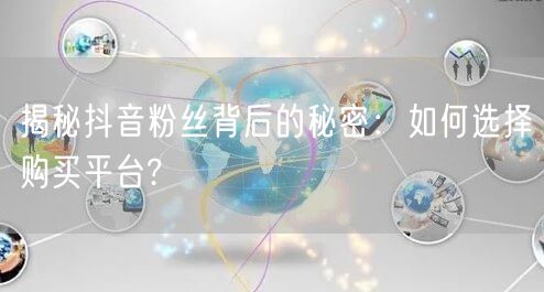 揭秘抖音粉丝背后的秘密：如何选择购买平台?