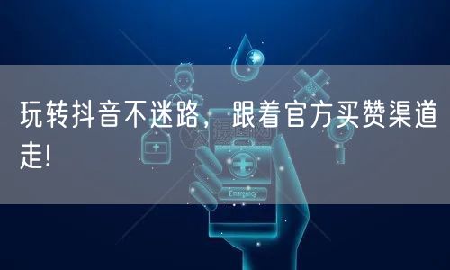 玩转抖音不迷路，跟着官方买赞渠道走!